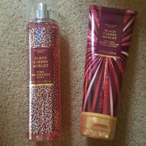 Bath and Body Works Black Cherry Merlot set